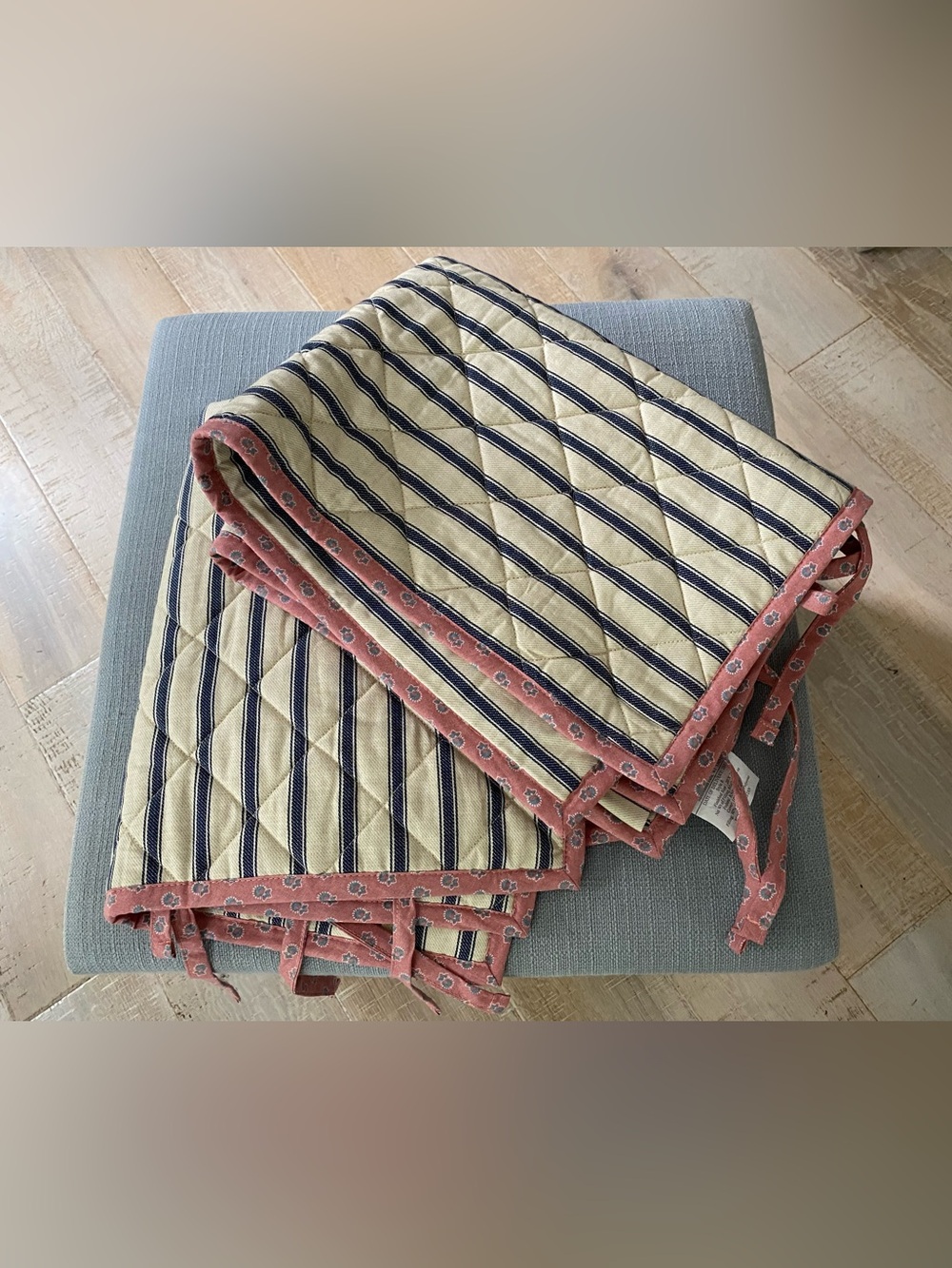 Chaps Ticking Pillow Sham Set of 2 Standard Size